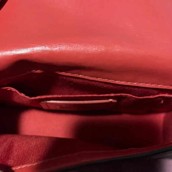 Coach Vibrant Block Red and Brown Crossbody and Belt Bag - Picture 4 of 4